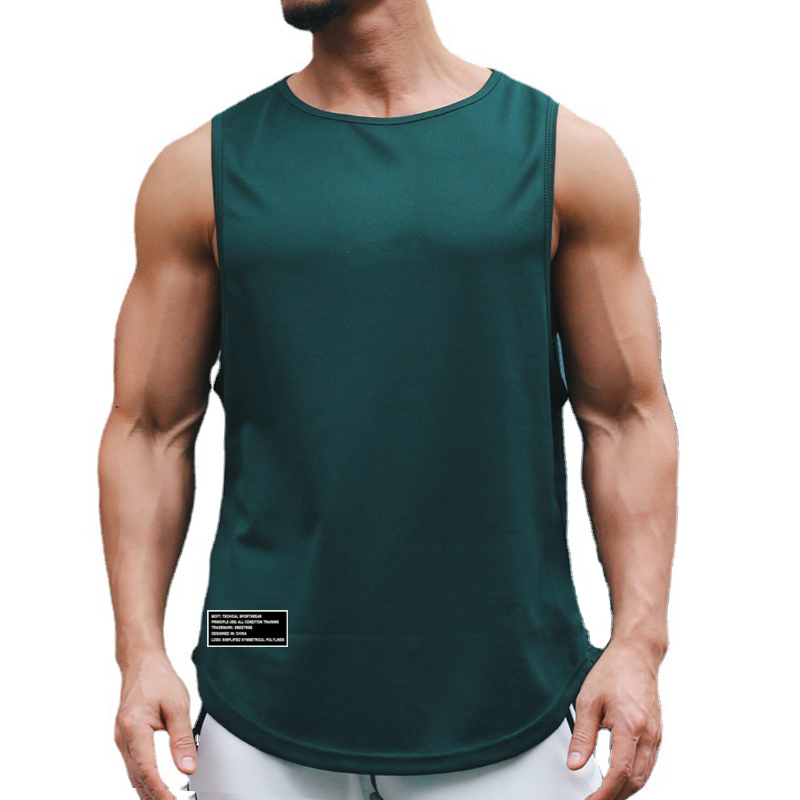 Sleeveless Undershirt - Męskie koszulki na siłownię, podkoszulki typu