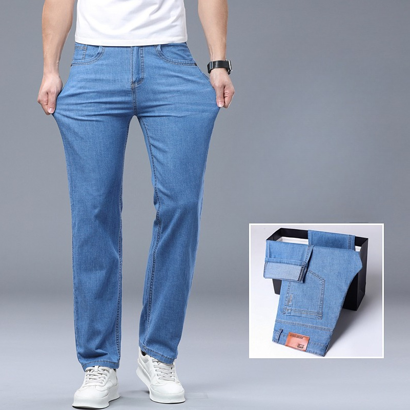 Cienkie dżinsy męskie z jedwab – Levis Jeans 501 recenzja i cena
