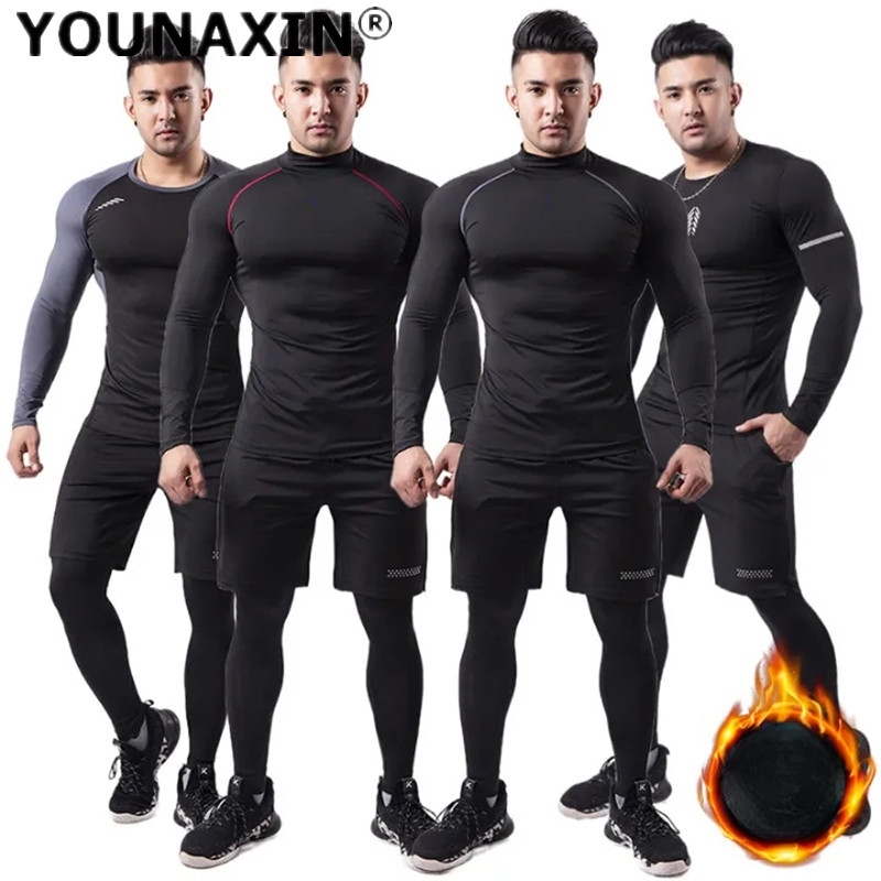 3-częściowy męski pluszowy cie – T Shirt Tight Fit recenzja i cena